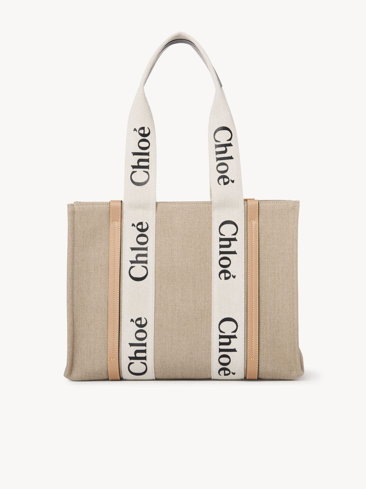 BASEPLUS_White & Beige MEDIUM TOT - White & Beige