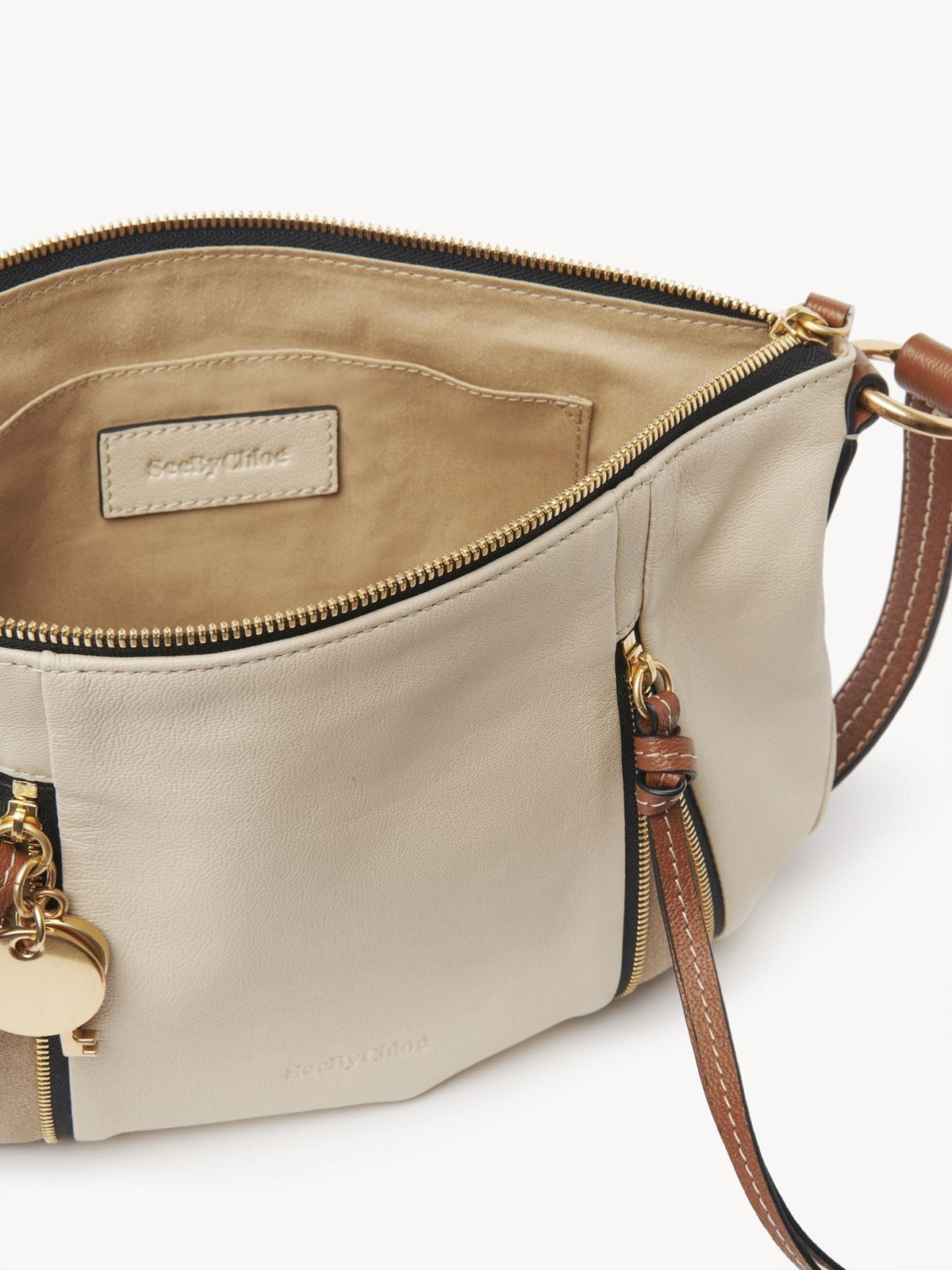Cement Beige MOON BAG - Cement Beige