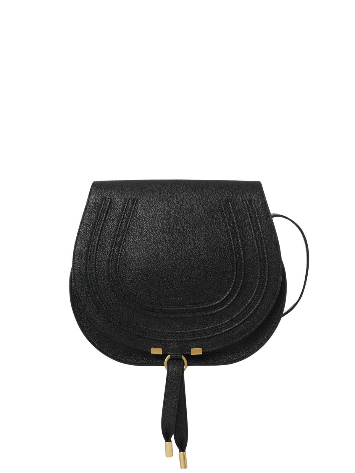 BASEPLUS_Black MEDIUM SADDLE BAG - Black