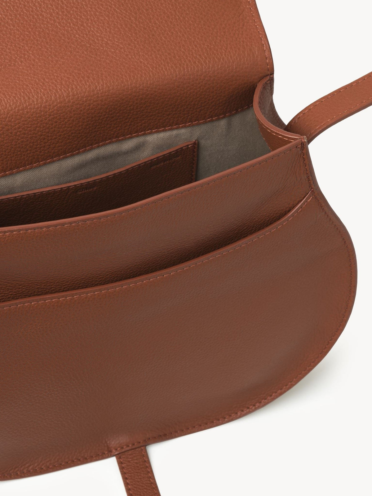 Tan MEDIUM SADDLE BAG - Tan
