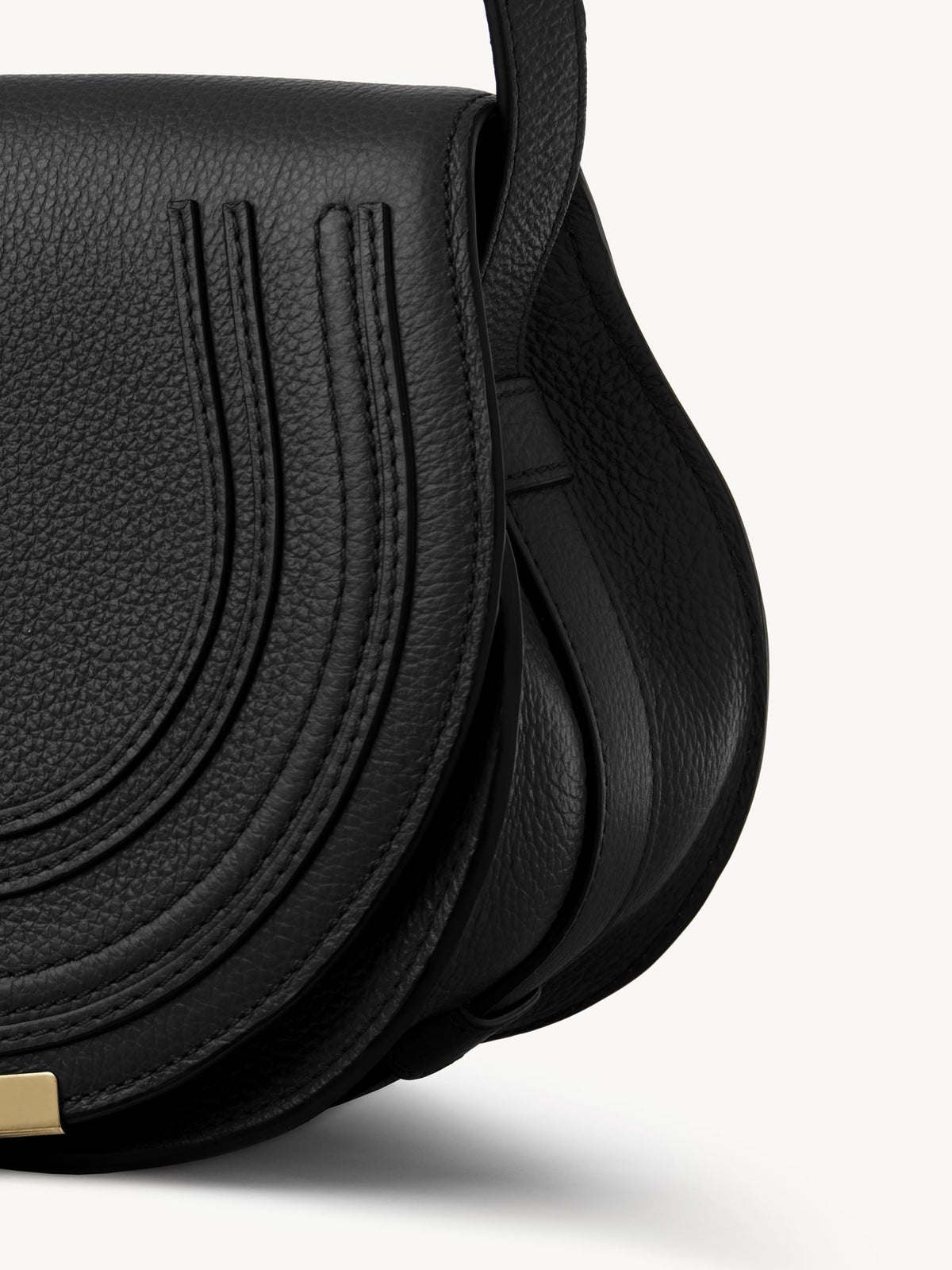 Black SMALL SADDLE BAG - Black