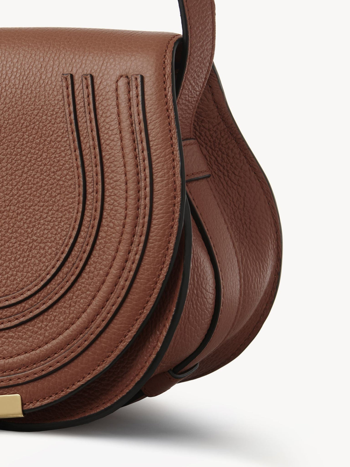 Tan SMALL SADDLE BAG - Tan