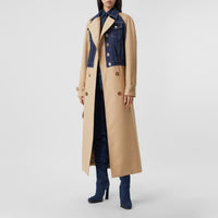 1 qty Trench-coat à panneaux - Soft Fawn