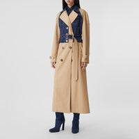 1 qty Trench-coat à panneaux - Soft Fawn