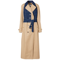 1 qty Trench-coat à panneaux - Soft Fawn