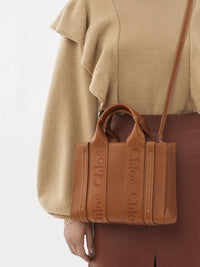 Caramel SMALL TOTE WITH ST - Caramel