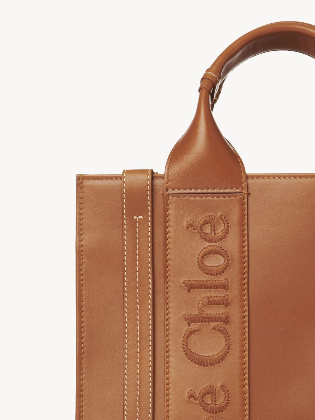 Caramel SMALL TOTE WITH ST - Caramel