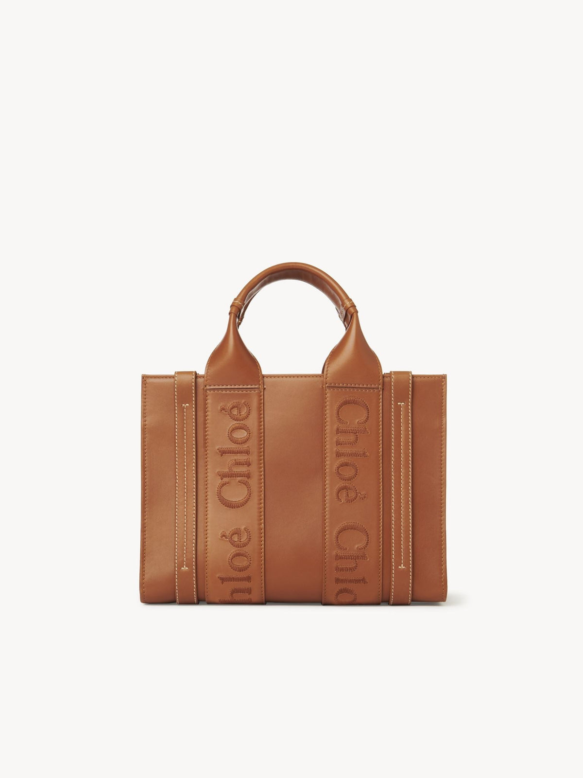 Caramel SMALL TOTE WITH ST - Caramel