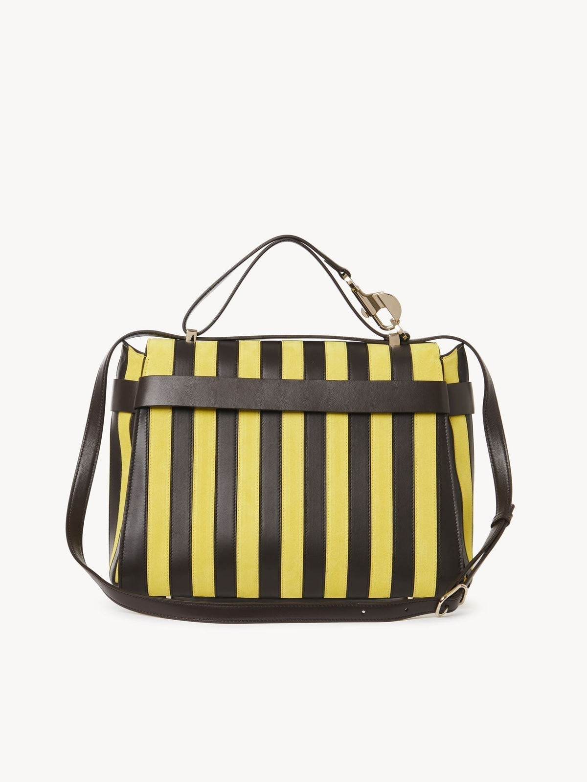 BASEPLUS_Yellow & Brown TOP HANDL - Yellow & Brown