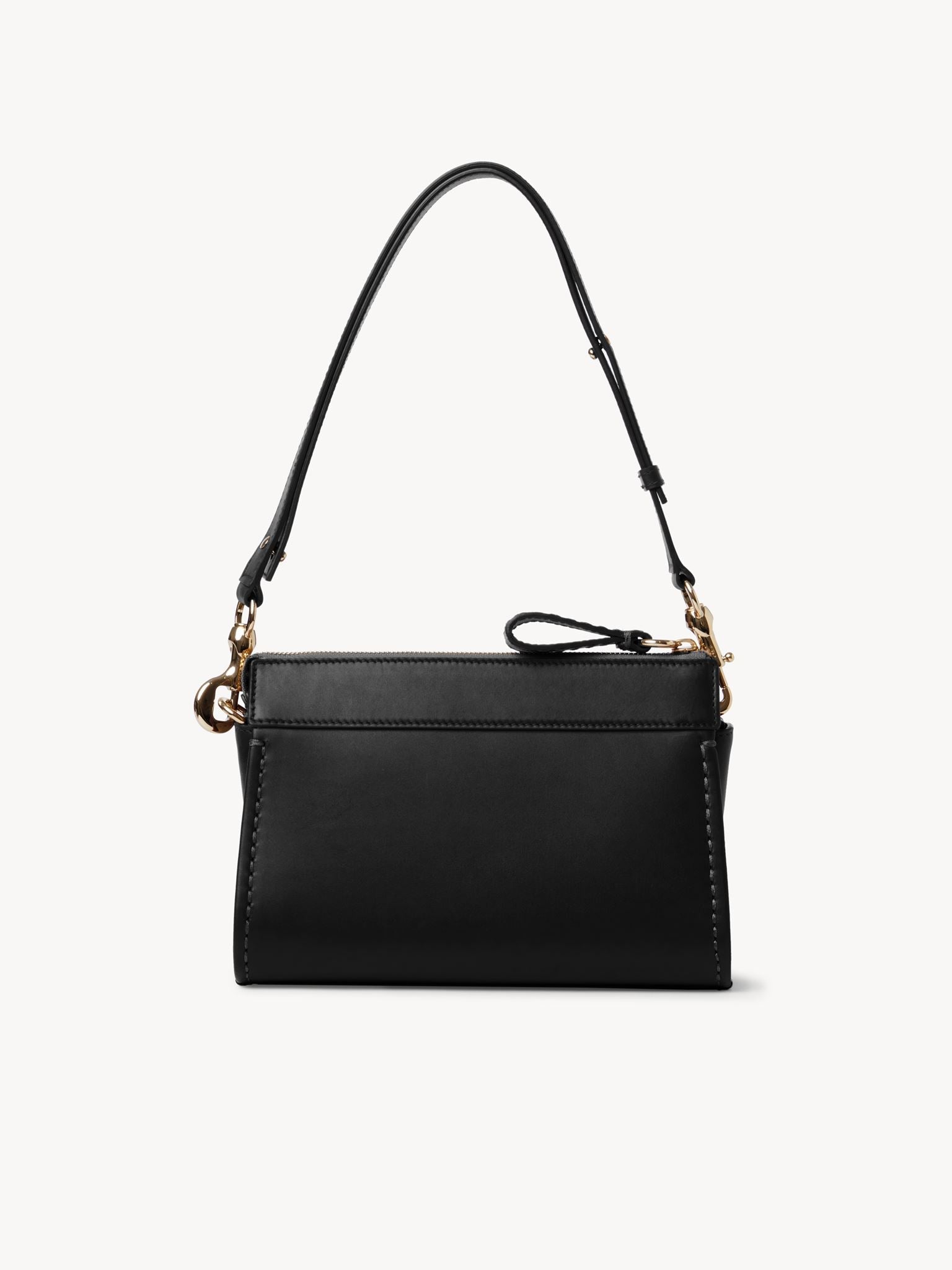 Sac porté épaule Edith en cuir - Black