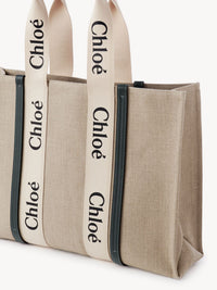 White & Blue LARGE TOTE - White & Blue
