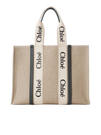 White & Blue LARGE TOTE - White & Blue