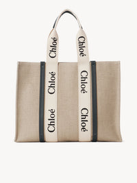 White & Blue LARGE TOTE - White & Blue