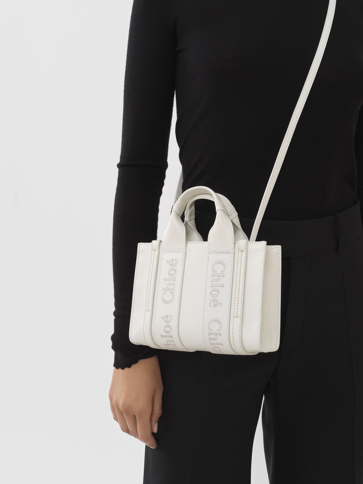 White MINI TOTE - White