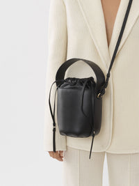 BASEPLUS_BUCKET BAG, Black, Single size