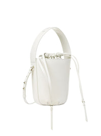 BASEPLUS_BUCKET BAG, White, Single size