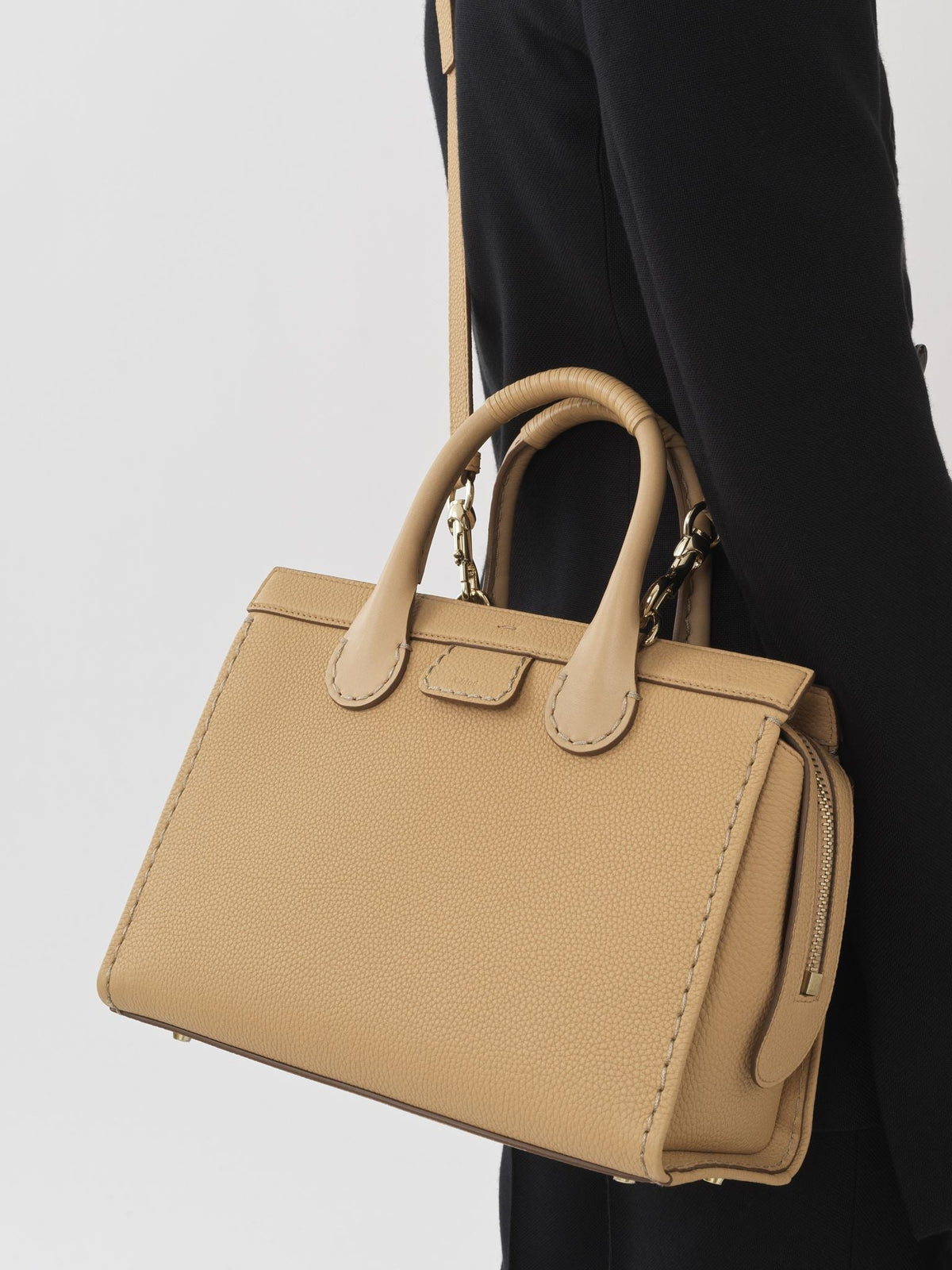 Milky Brown MEDIUM ZIPPED - Milky Brown