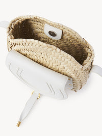 White CROSSBODY BASKET - White