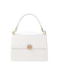 White MEDIUM FLAP BAG - White