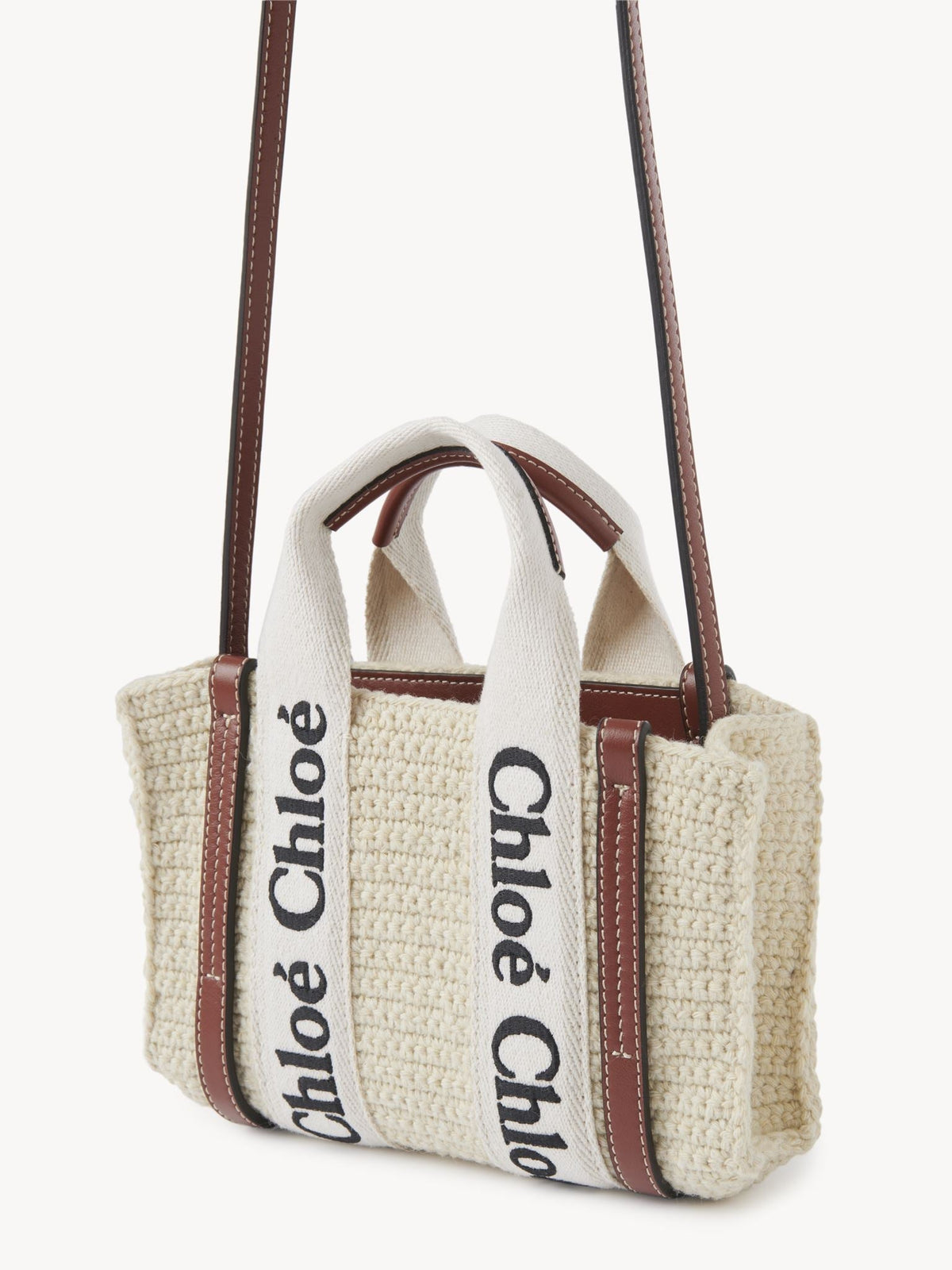 Brown & Beige MINI TOTE - Brown & Beige
