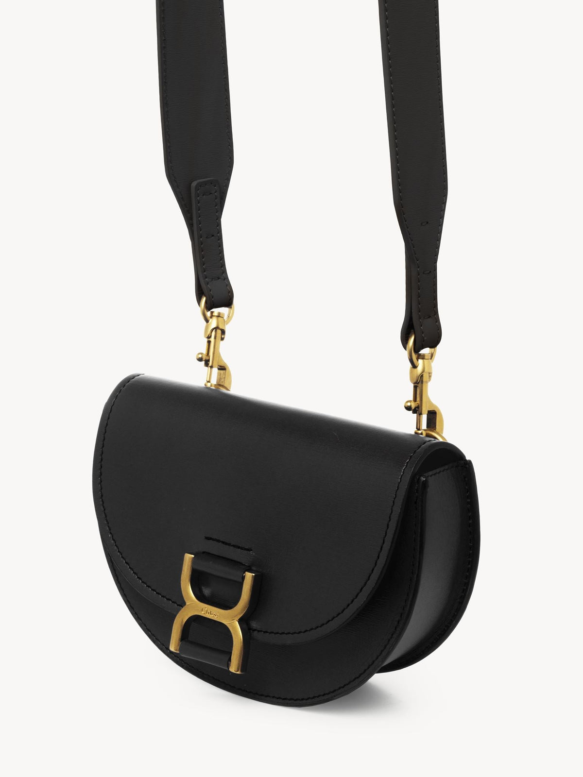Black MINI FLAP BAG - Black
