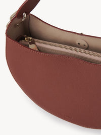 Sepia Brown SMALL HOBO BAG - Sepia Brown