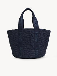 Denim LARGE BASKET - Denim