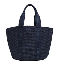 Denim LARGE BASKET - Denim