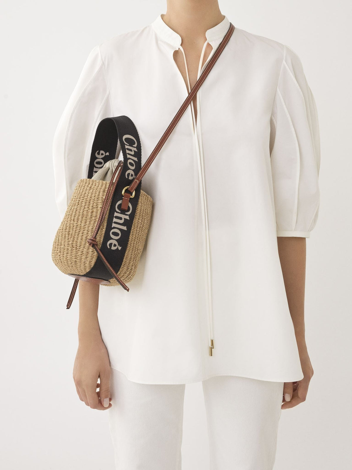 Black & Beige SMALL BASK - Black & Beige