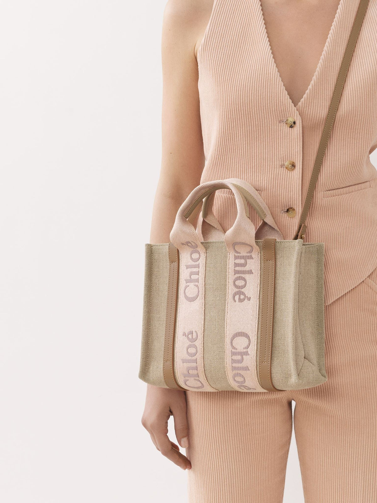 BASEPLUS_Blushy Beige SMALL TOTE WI - Blushy Beige