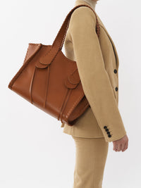 BASEPLUS_Caramel MEDIUM TOTE - Caramel