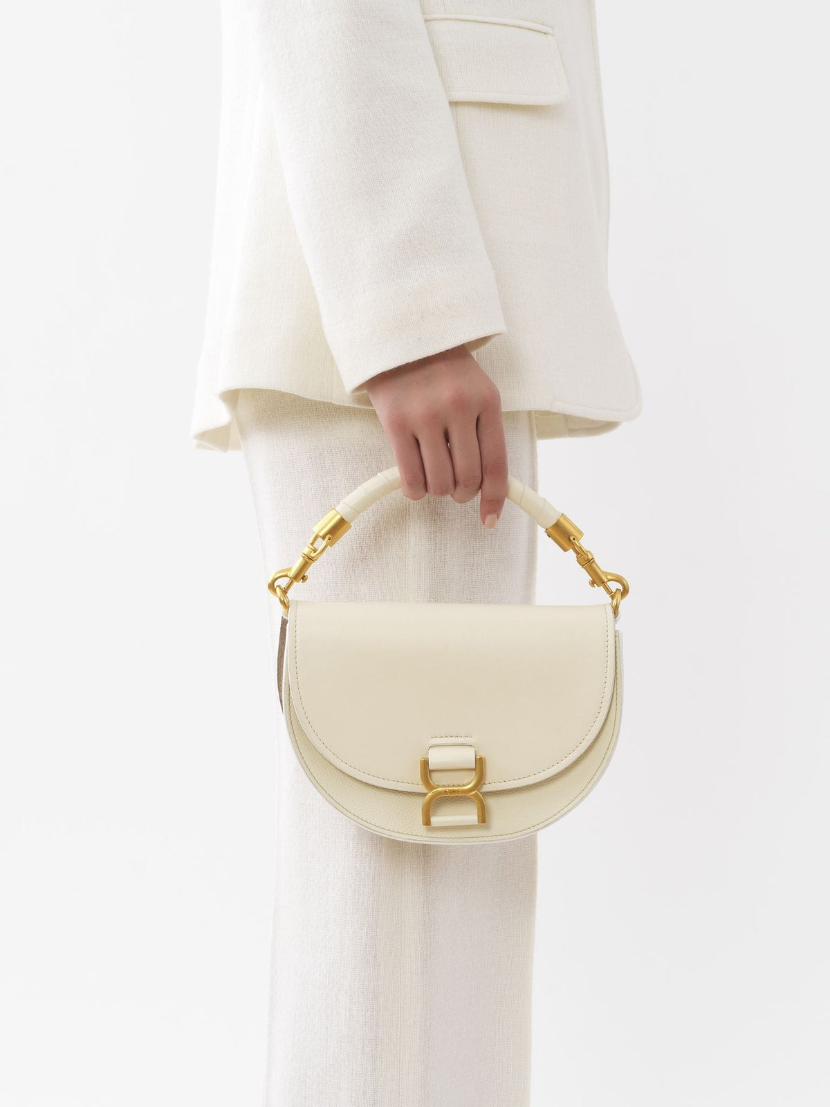 Misty Ivory CHAIN FLAP BAG - Misty Ivory