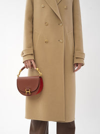 Smoked Red CHAIN FLAP BAG - Smoked Red