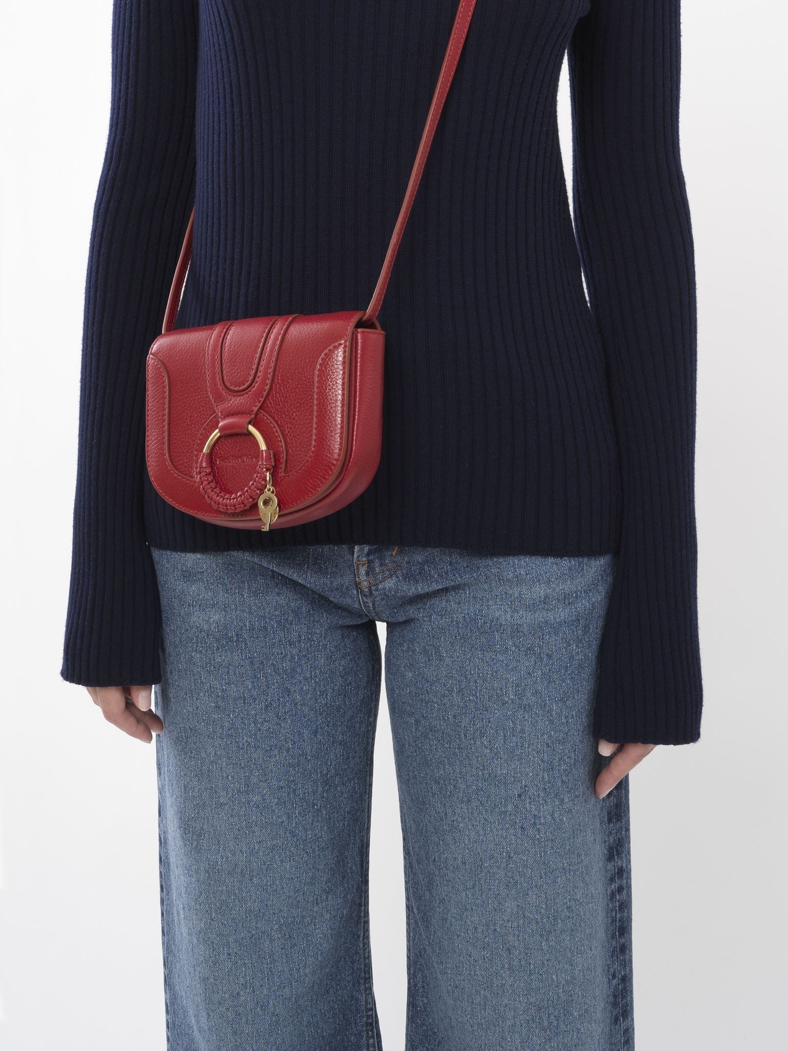 Mini sac Hana en cuir - Dreamy Red