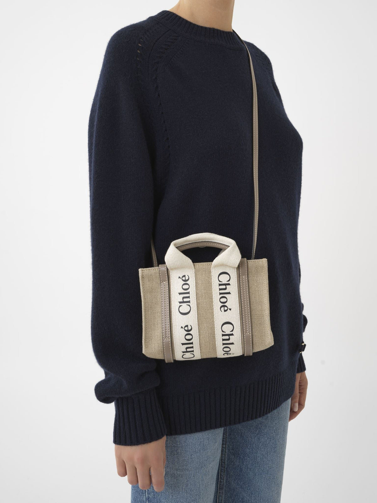 White & Blue MINI TOTE - White & Blue