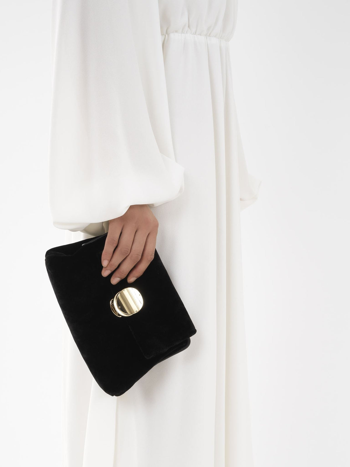 BASEPLUS_Black PENELOPE SMALL CLUTC - Black