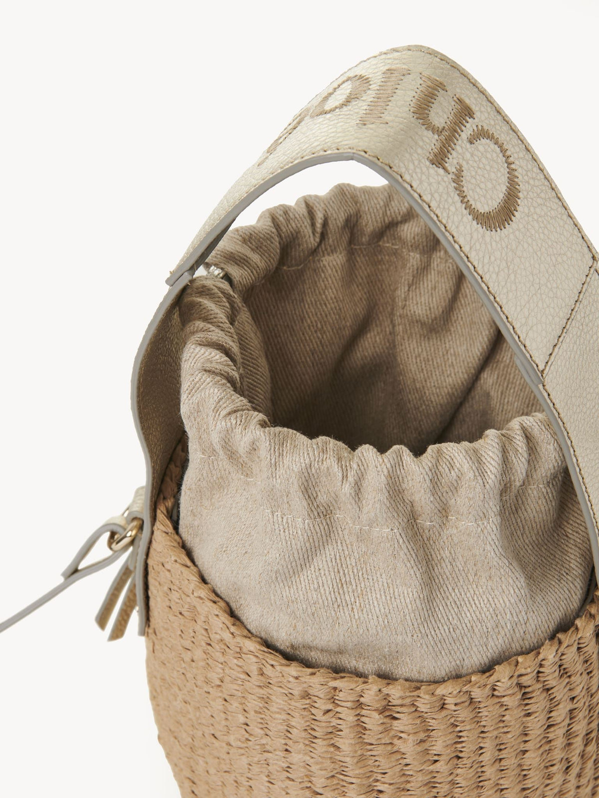 Light Gold SMALL BASKET - Light Gold