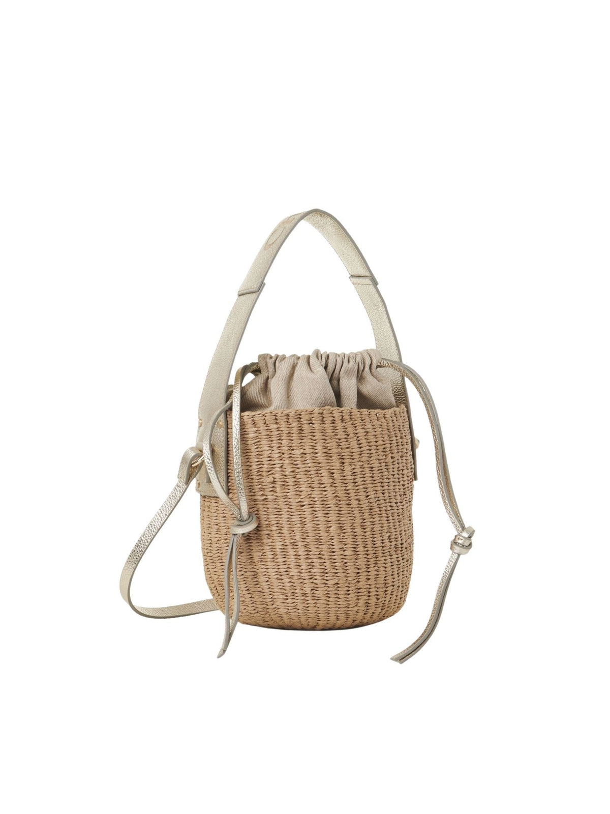 Light Gold SMALL BASKET - Light Gold