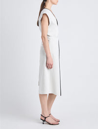 Robe Monir en coton de lin - Ecru