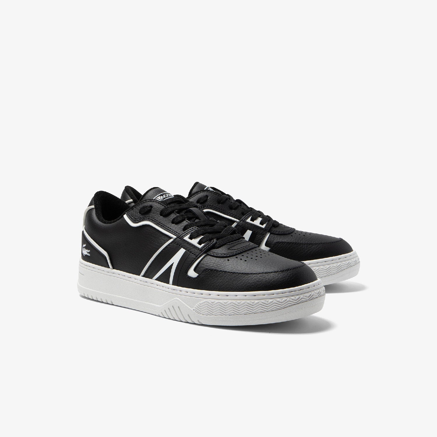 Sneakers L001 en cuir - Black & White