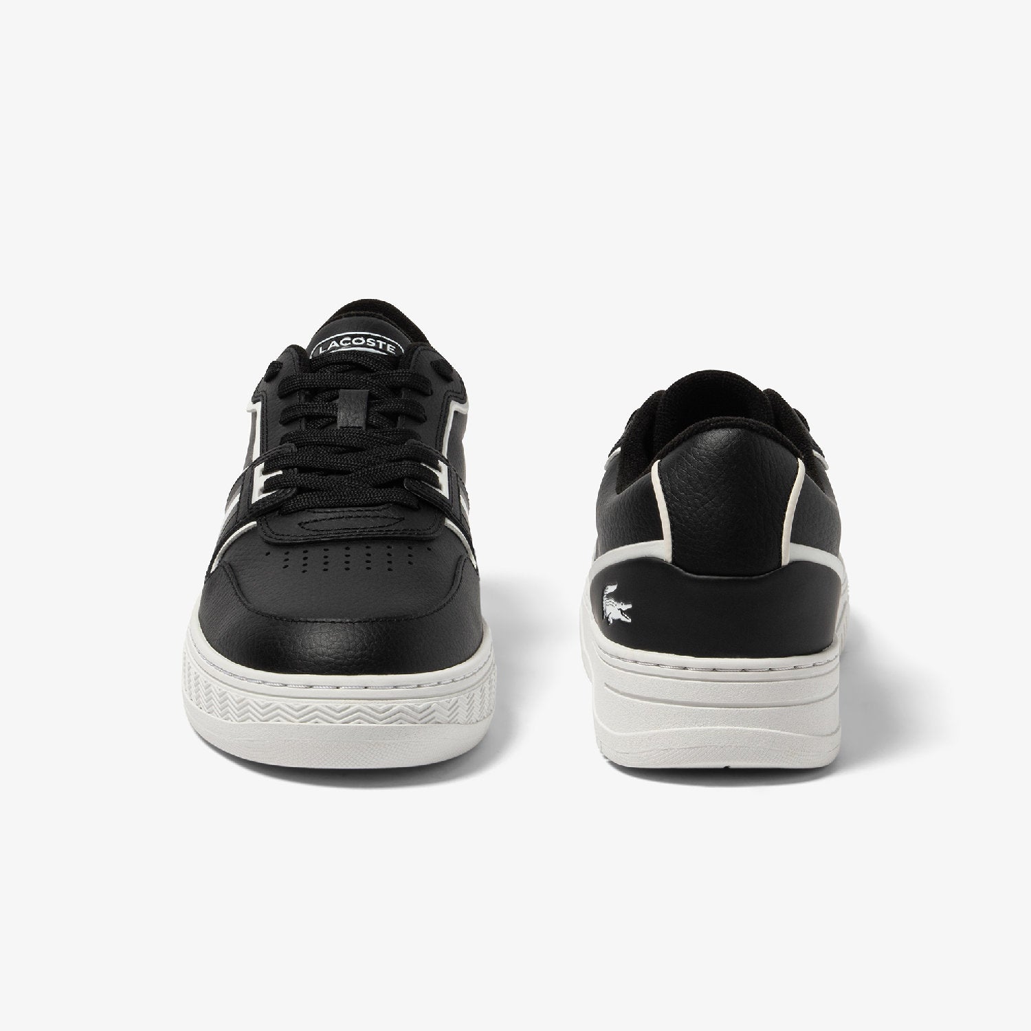 Sneakers L001 en cuir - Black & White