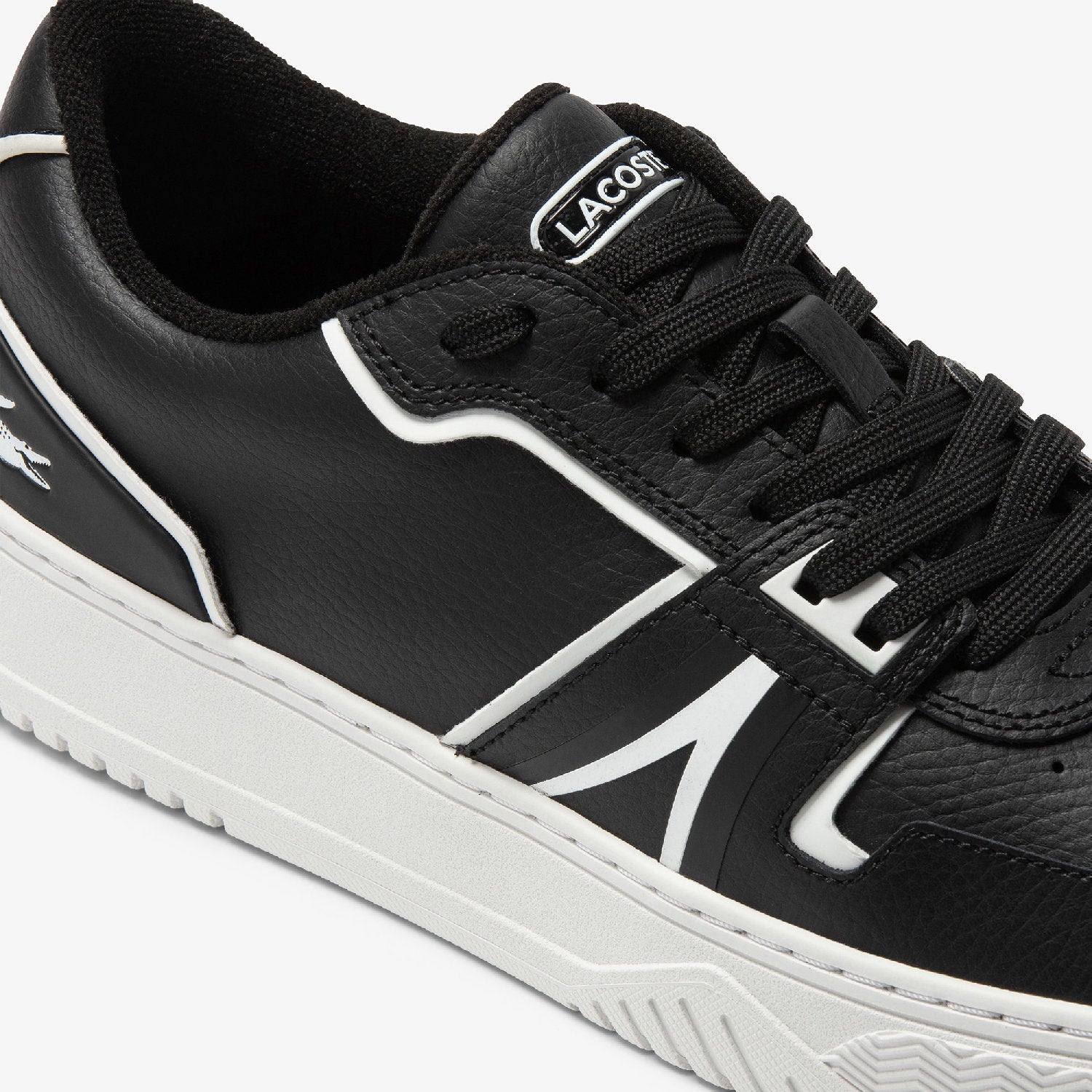 Sneakers L001 en cuir - Black & White