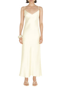 Liquid Chain Slip Dress - Buttermilk