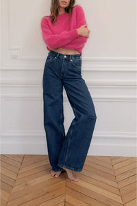 Le Fontaine mohair jumper - Fuschia pink
