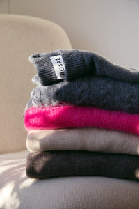 Le Fontaine mohair jumper - Fuschia pink