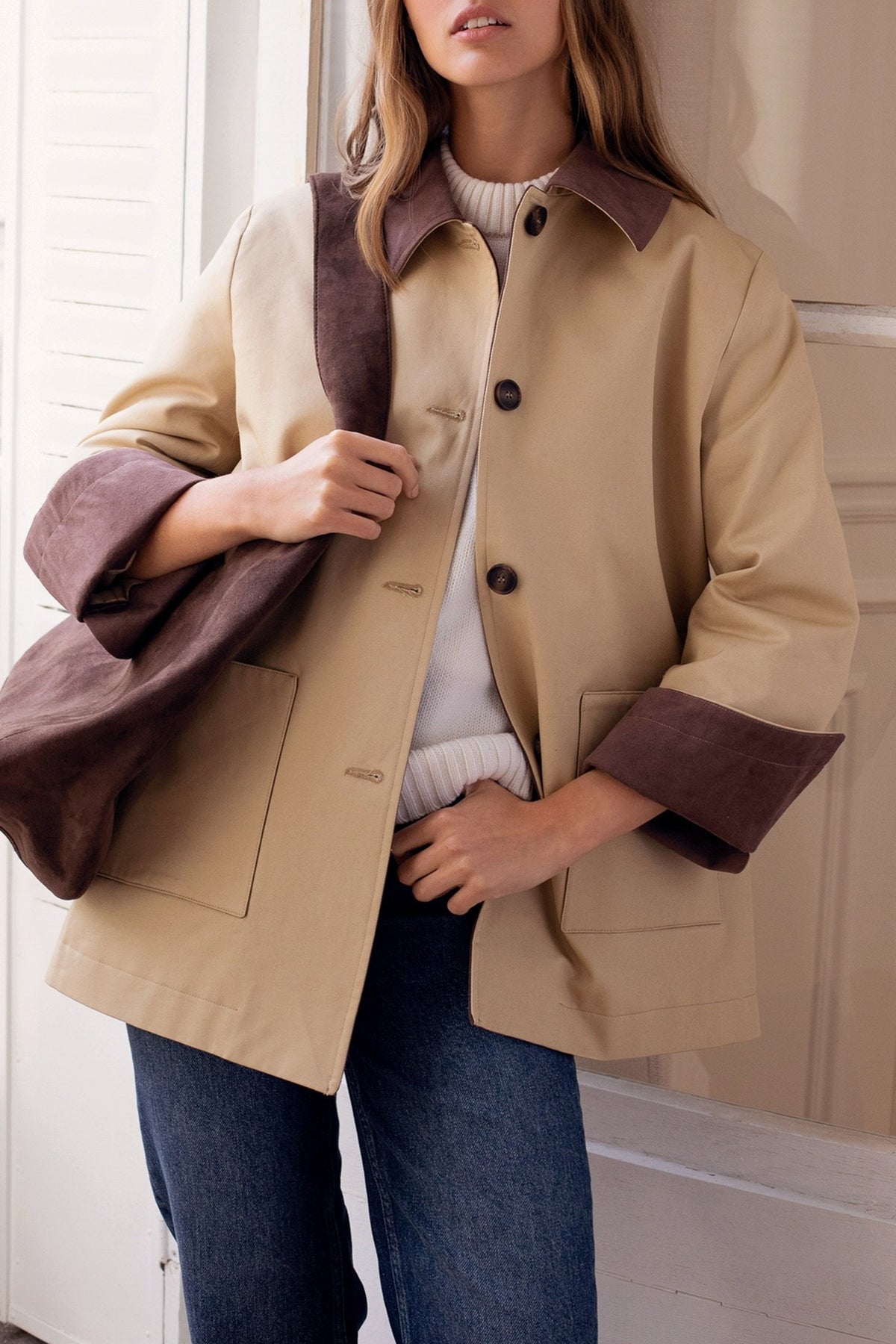 PRIX RECO : 85 // Veste Le Doyle - Beige