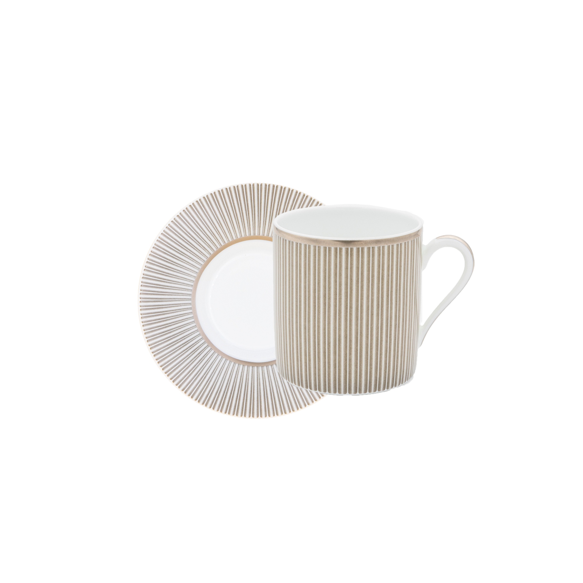 P/T café / Coffee cup & saucer
