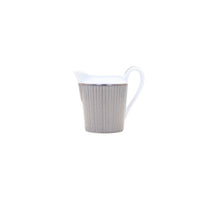 Crémier pour 6 Tasses Linae en porcelaine - Platine
