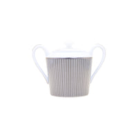Sucrier Linae en porcelaine - Platine