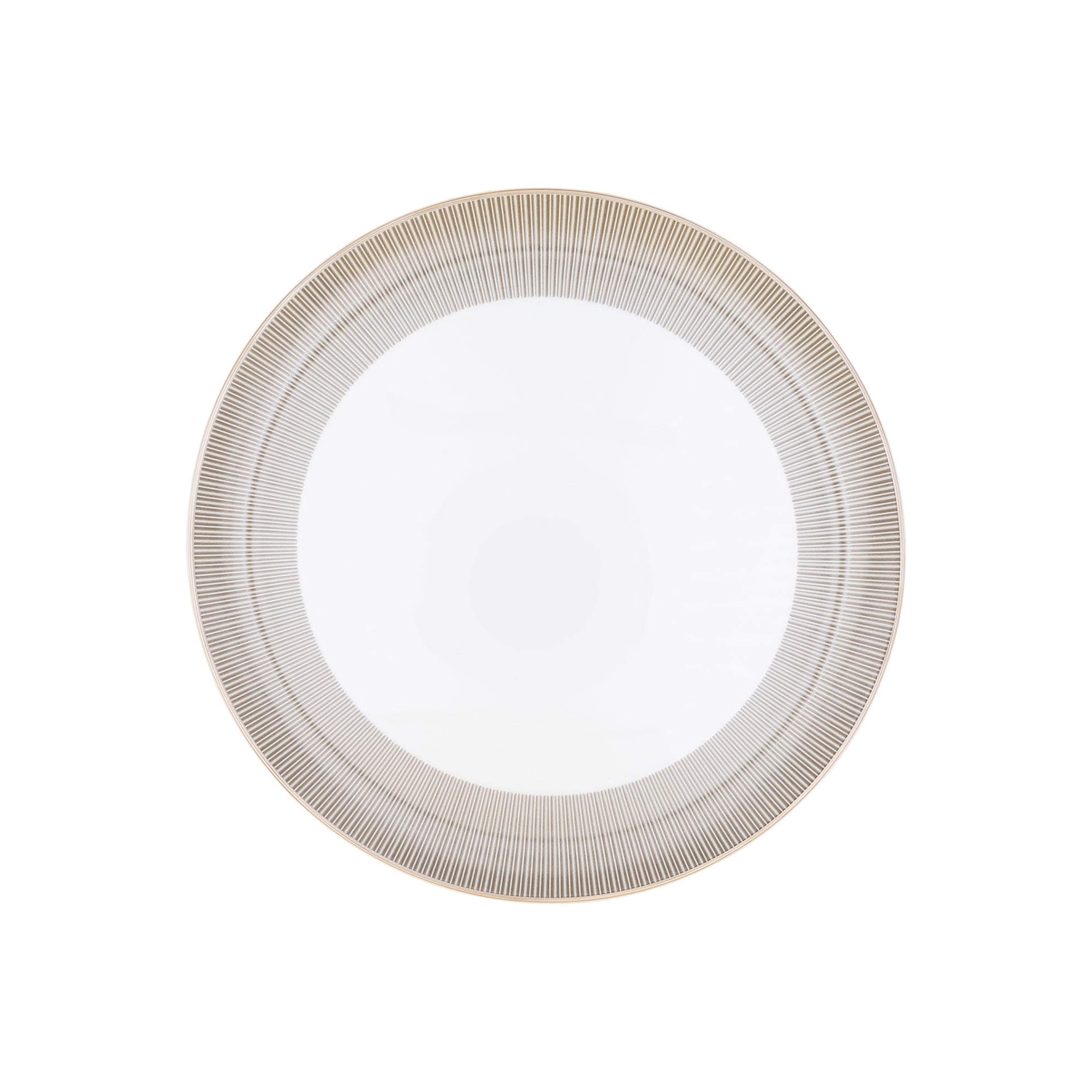 Plat à tarte Linae en porcelaine - Platine